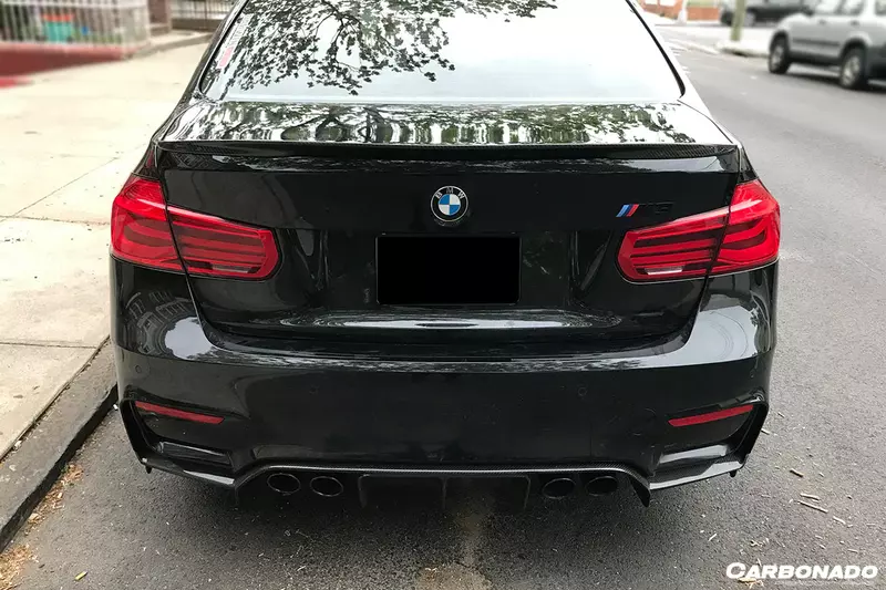 BMW M4 F82 D3 Style Carbon Fiber Trunk Spoiler (2014–2020 Coupe)