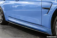 BMW M3 F80 & M4 F82 MP Style Carbon Fiber Side Skirts Under Boards (2014β2020)