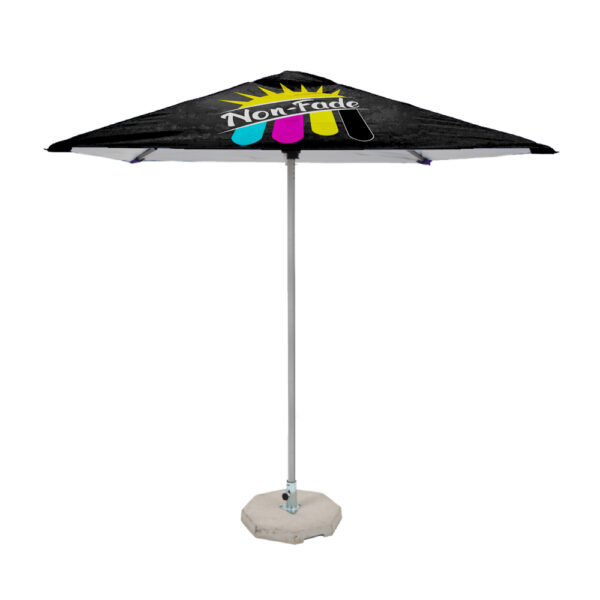 Umbrella 2m x 2m, UV Print, Square 4-Panel, Complete