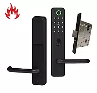 LOCKTON 'E-Series' CADELL52 Commercial & Domestic Electronic Lever Lock KIT *BLACK* - Incl. 60mm Mortice Lock (Art. SG-ML60)