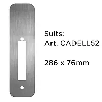 Upgrade RETROFIT PLATE (RECTANGLE 286 x 76mm) - Stainless Steel