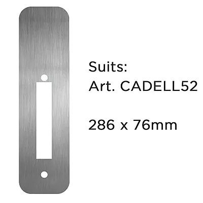 Upgrade RETROFIT PLATE (RECTANGLE 286 x 76mm) - Stainless Steel