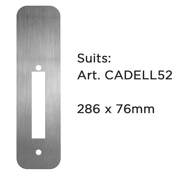 Upgrade RETROFIT PLATE (RECTANGLE 286 x 76mm) - Stainless Steel