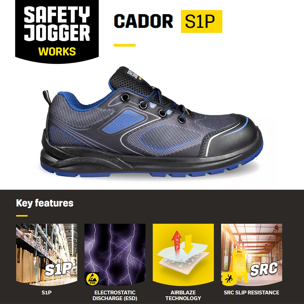 Safety Jogger Cador Blue - Safety shoes - Size 40