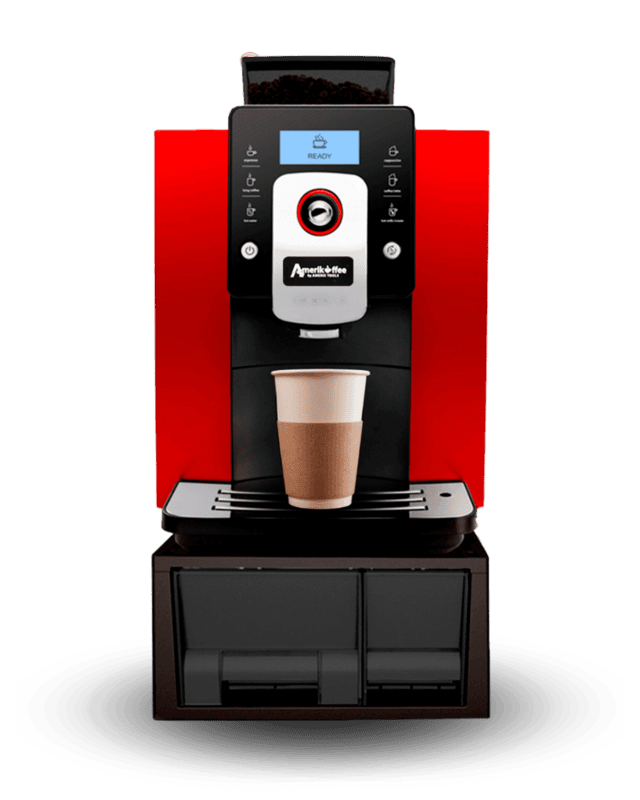 AMK1601PRO-RED CAFETERA AUTOMÁTICA DE 6 BEBIDAS