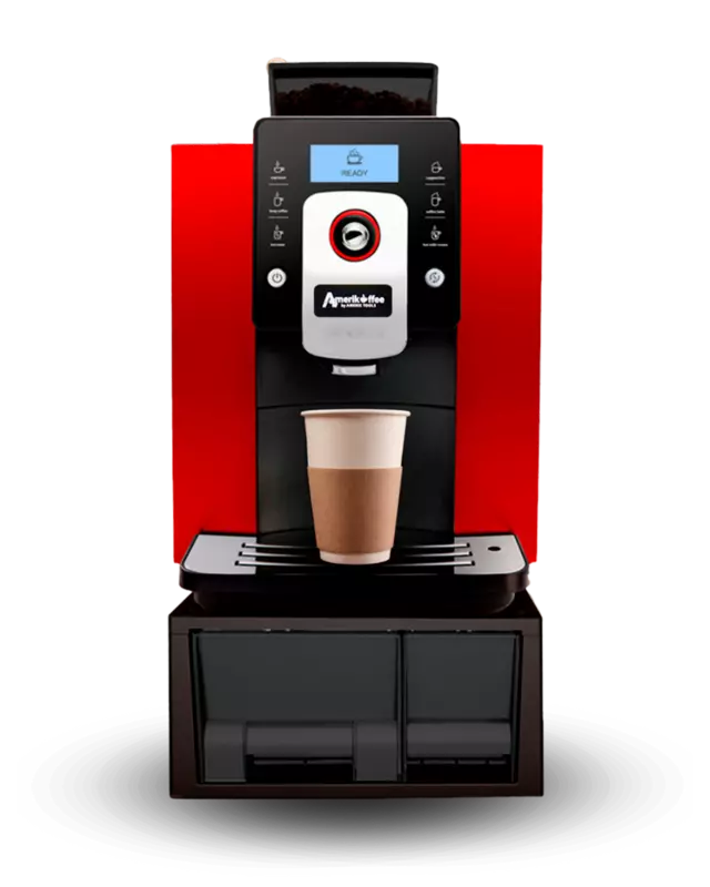 AMK1601PRO-RED CAFETERA AUTOMÁTICA DE 6 BEBIDAS