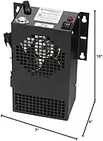 Caframo Limited Cabinet Heater-2 Settings, Black
