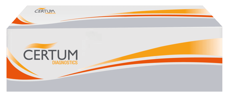 Prueba para detección de Hemoglobina Glicosilada - Hba1c en cassette - Caja con 10 piezas - Certum