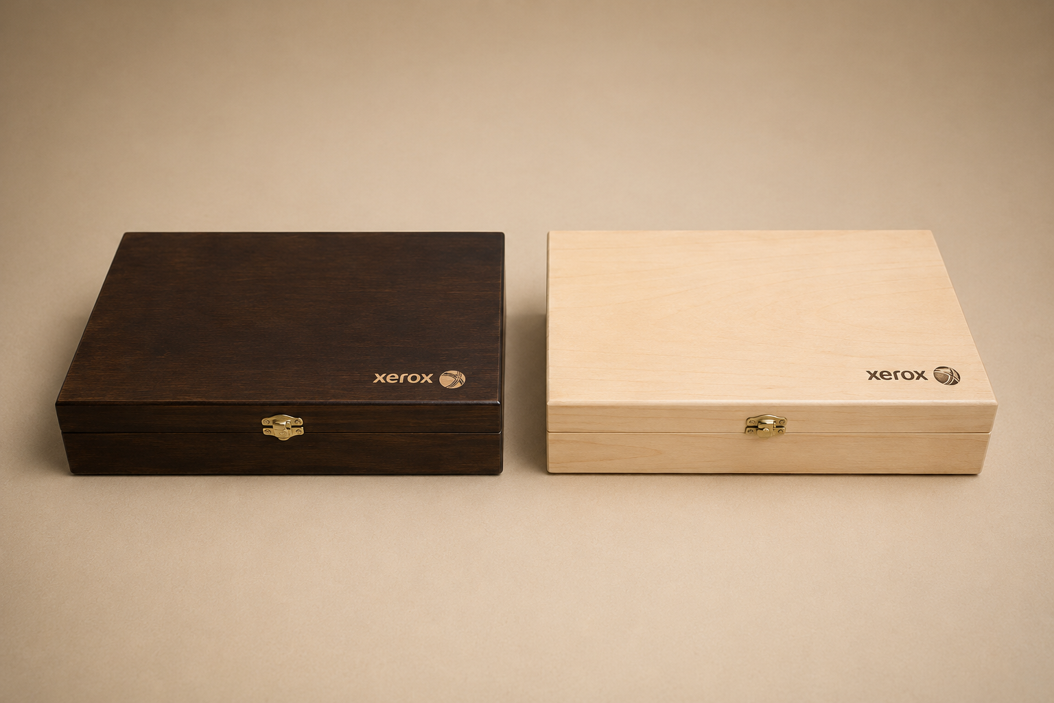 Vinos en caja de madera para Xerox
