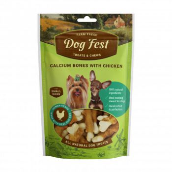 Dog Fest Calcium bones with chicken for mini-dogs - 55g (1.94oz)TREAT Dog Fest Calcium bones with chicken for mini-dogs - 55g (1.94oz)TREAT