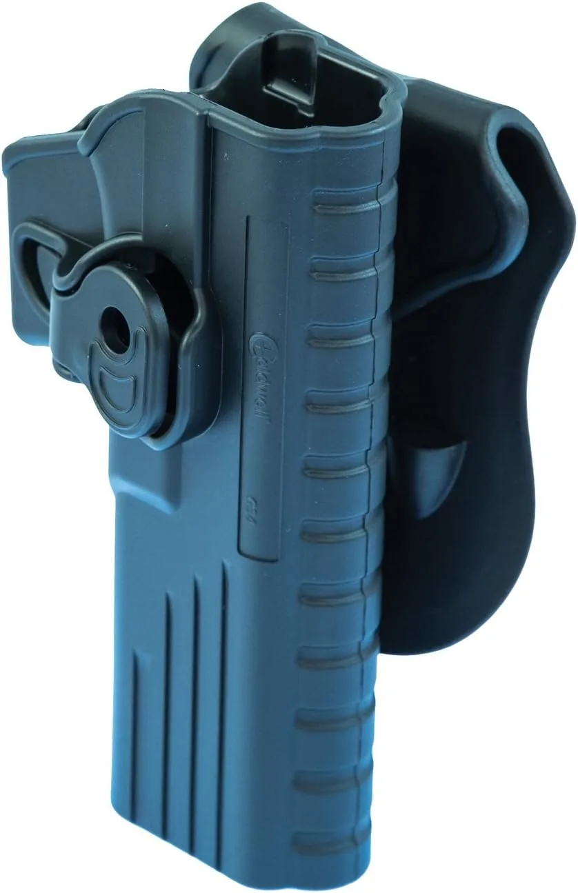 CALDWELL OWB Molded Retention Holsters with Heavy Duty Poly Construction, Adjustable Positioning and Paddle Clip