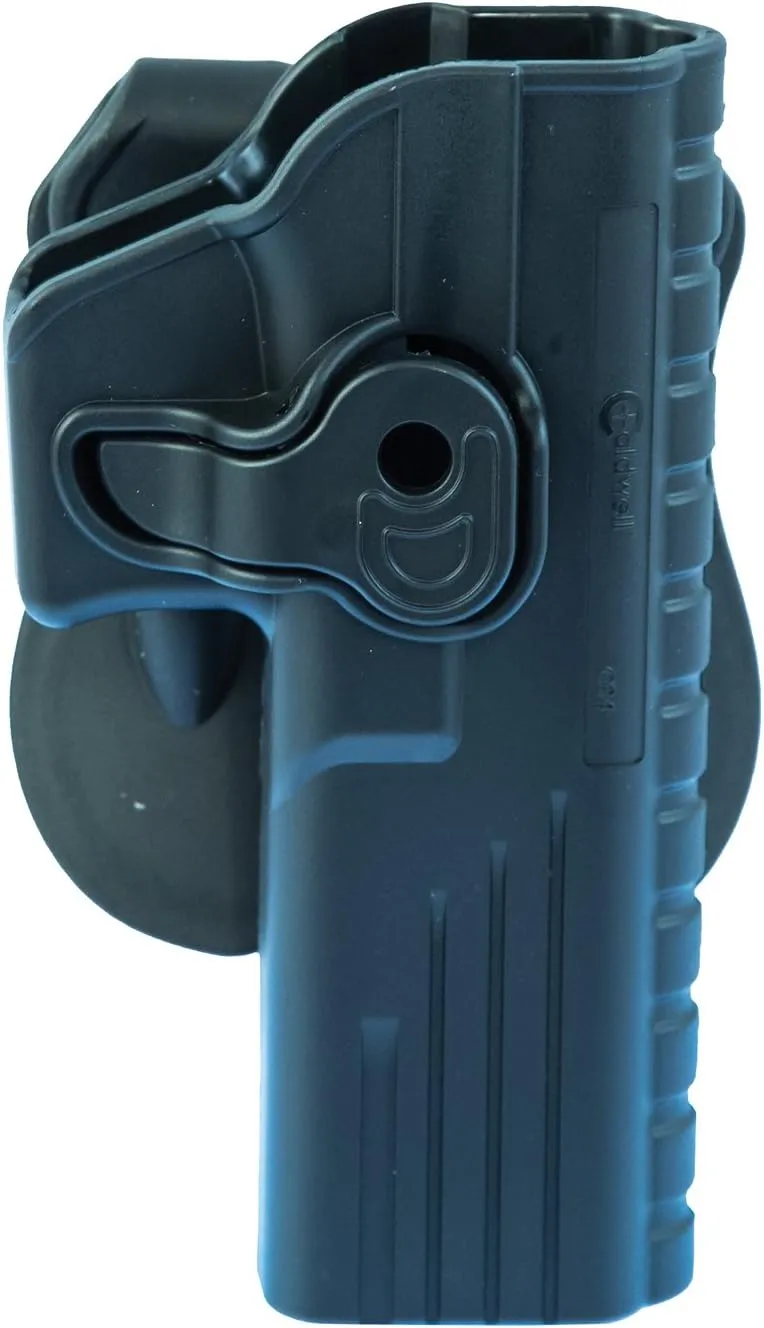CALDWELL OWB Molded Retention Holsters with Heavy Duty Poly Construction, Adjustable Positioning and Paddle Clip