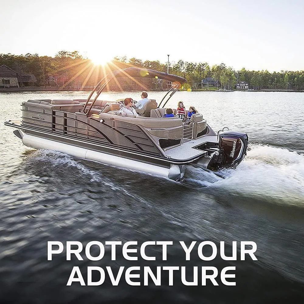 Caliber 23031 Marine Slides - 1-1/2" x 15" White (10-Pack)