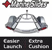 Caliber 23031 Marine Slides - 1-1/2" x 15" White (10-Pack)