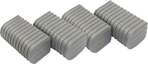 Caliber BunkWrap End Cap 2x6" Grey Accessory Kit w/Stainless Steel Hardware *4-Pack