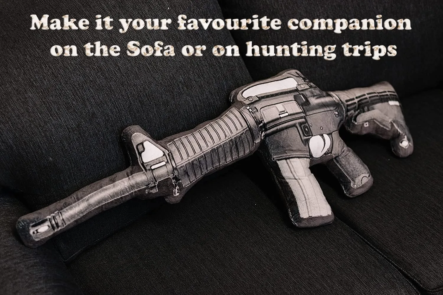 Caliber Gourmet Gun-Shaped Throw Pillow