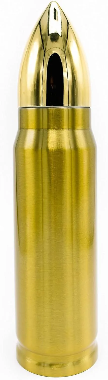 CALIBER GOURMET Bullet Thermos Bottle Vacuum Insulated Stainless Steel