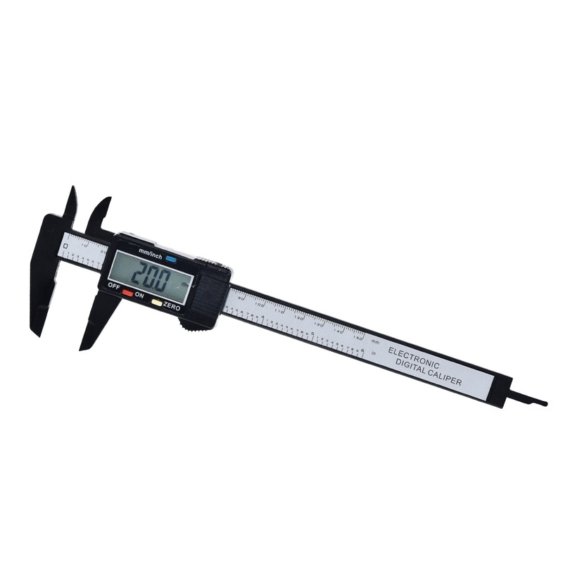 6" LCD Digital Electronics Carbon Fiber Verniar Caliper