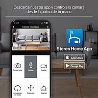 cámara wi-fiCámara de seguridad Wi-Fi* / Ethernet Full HD robotizada con seguidor de movimiento