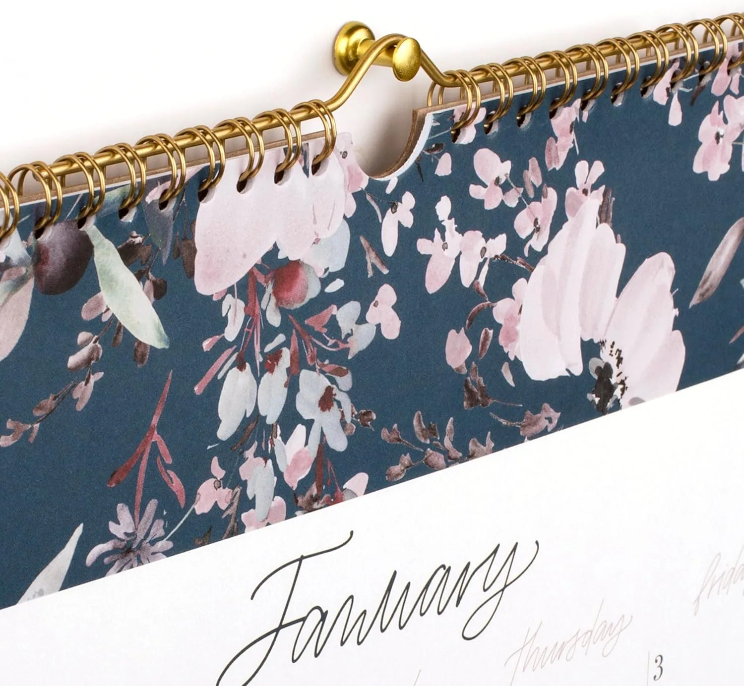Cambridge 2026 Wall Calendar by Leah Bisch, Monthly, 15" x 12", Medium, Calista Floral (LB40-707-26)