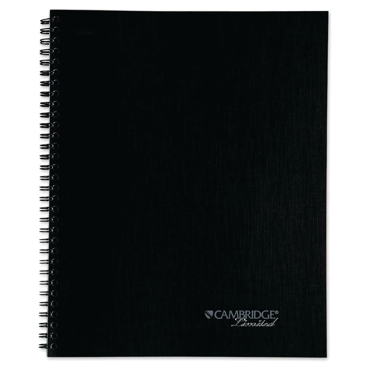 Cambridge Notebook, Business Notebook, 8-1/4" x 11", 80 Sheets, Ruled, Action Planner, Flexible Cover, Wirebound