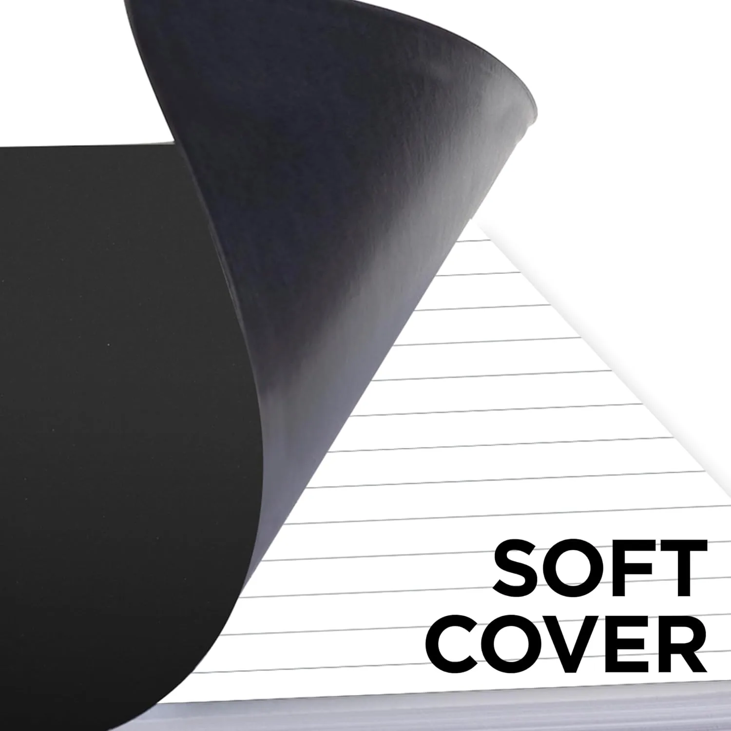 Cambridge Notebook, Business Notebook, 6-5/8" x 9-1/2", 80 Sheets, Legal Ruled, Flexible Cover, Wirebound, Gray (06672)