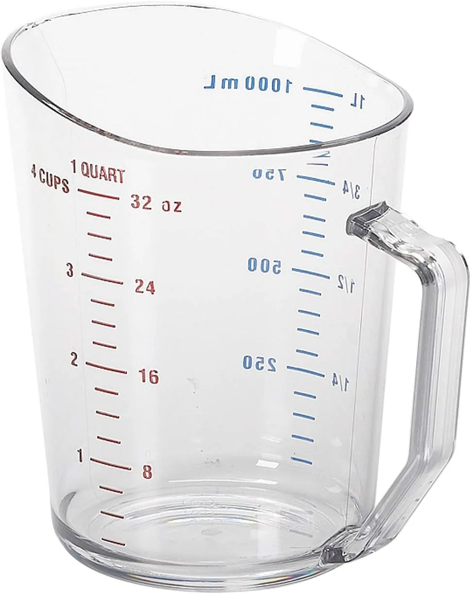 Cambro Measure Cup 1 Quart Clear (100MCCW135) 1-Quart