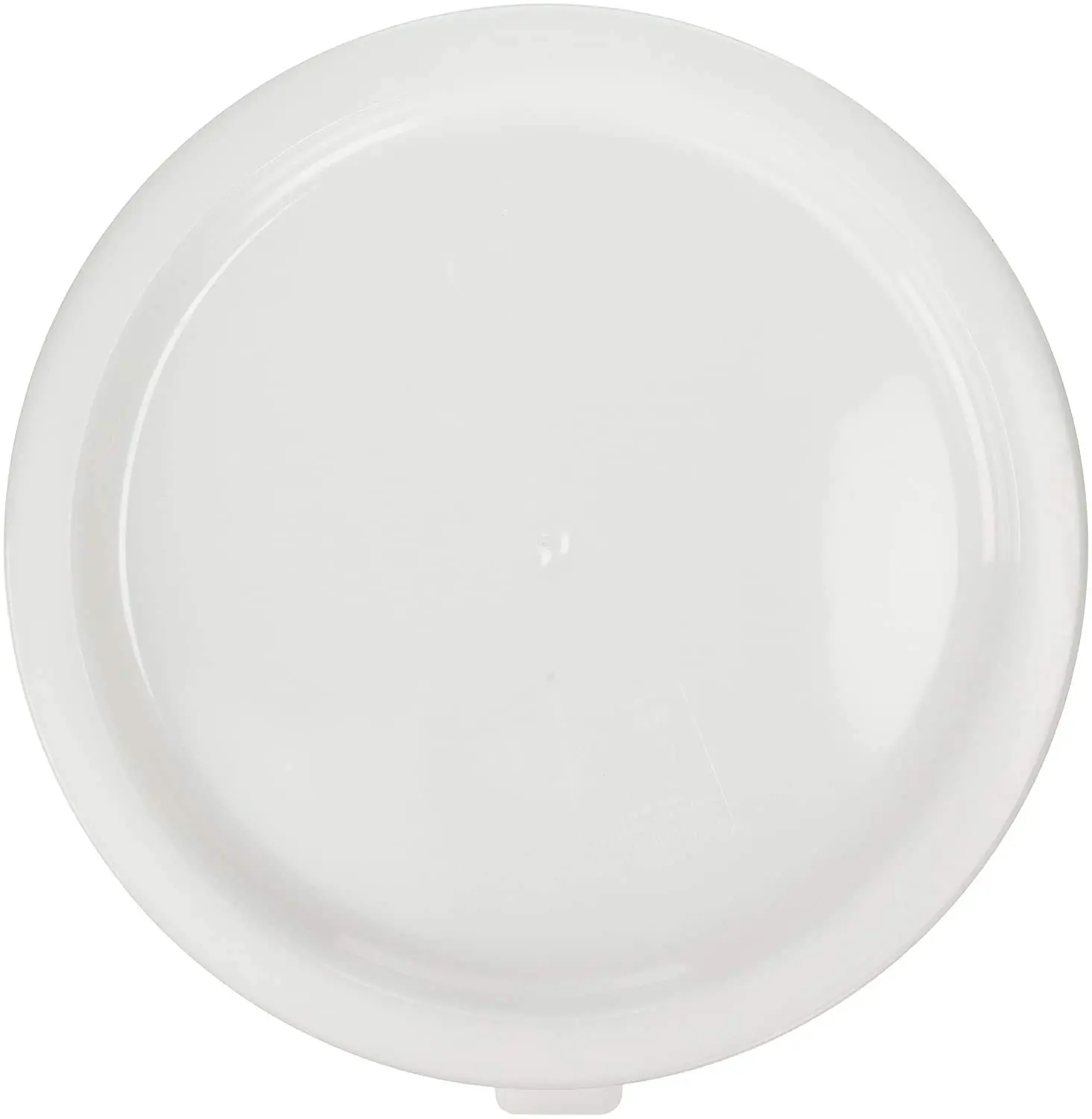 Cover, For Storage Container, 12, 18 & 22 Qt., Natural White, Polyethylene (6 Pieces/Unit)