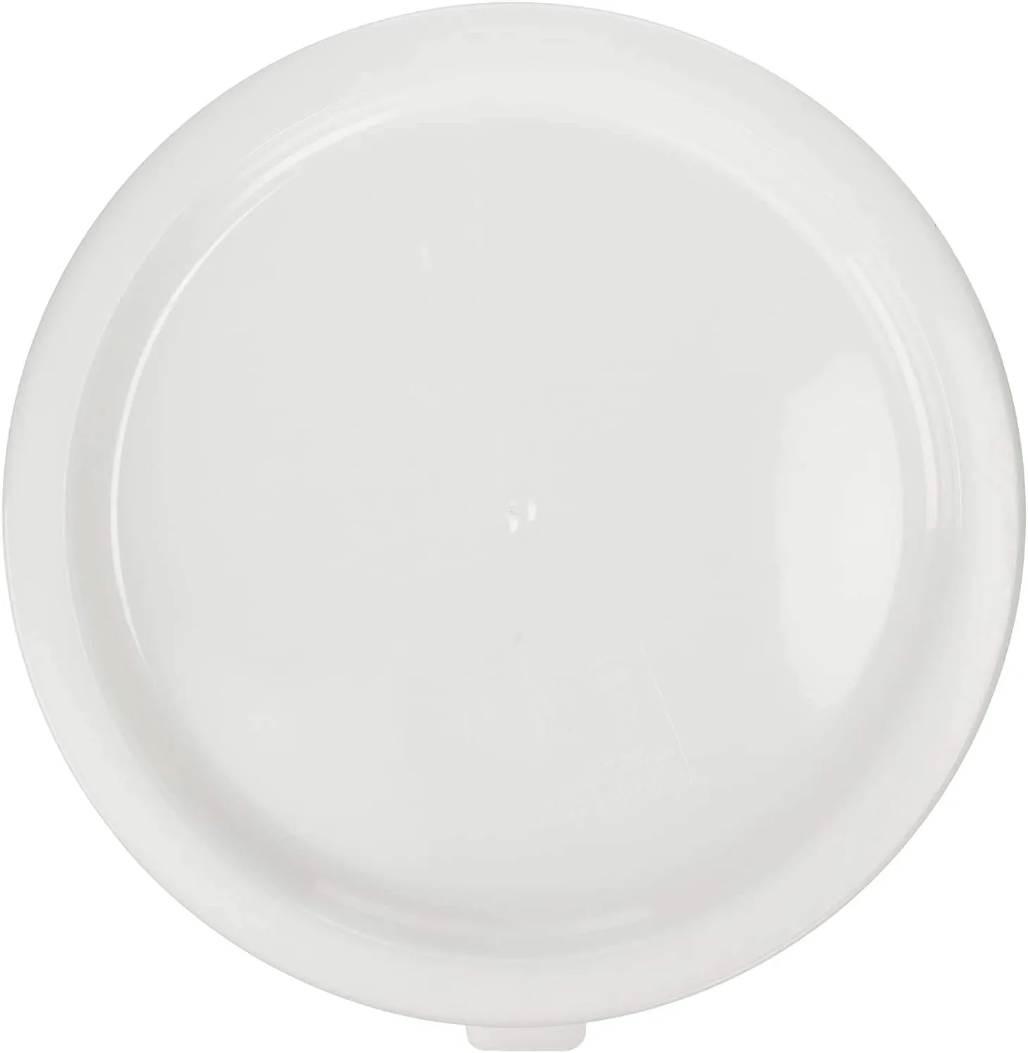 Cover, For Storage Container, 12, 18 & 22 Qt., Natural White, Polyethylene (6 Pieces/Unit)