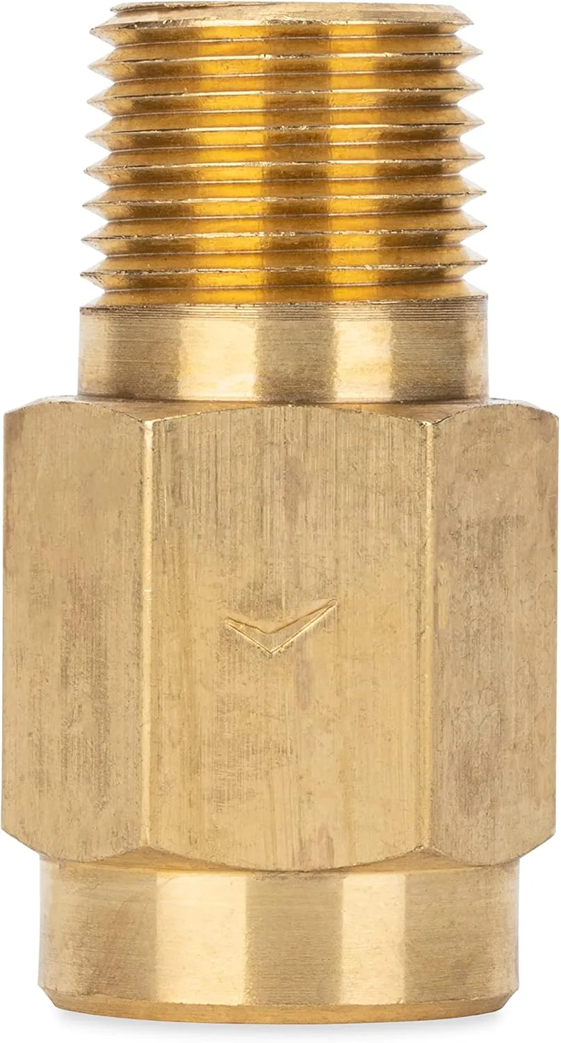 Camco RV Water Heater Backflow Preventer, 1/2-Inch NPT, Brass (23303)