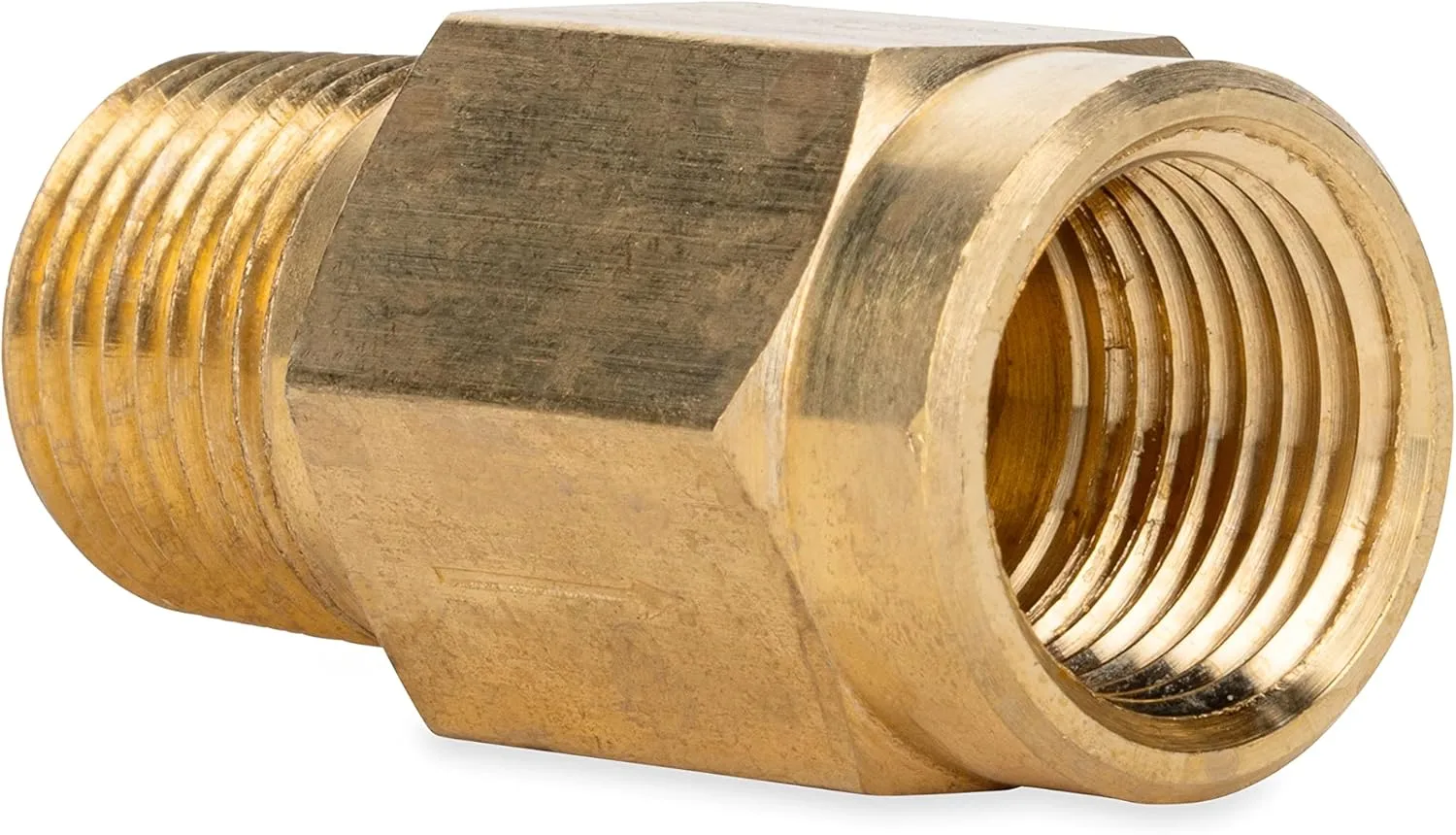 Camco RV Water Heater Backflow Preventer, 1/2-Inch NPT, Brass (23303)