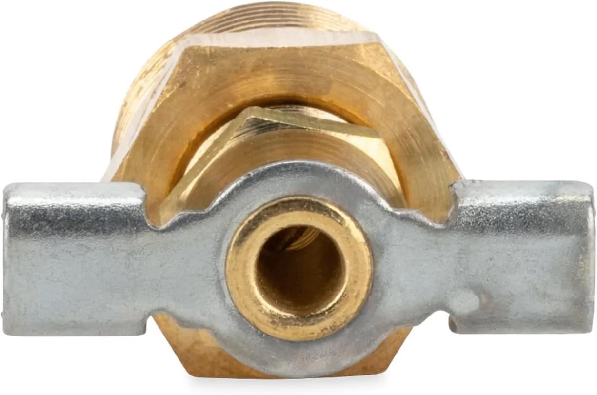 Camco ½" RV Water Heater Replacement Drain Valve - Replace Your RV Water Heater Drain Valve - Simple and Easy Installation - Durable Brass Construction - (11703) 1/2 Inch
