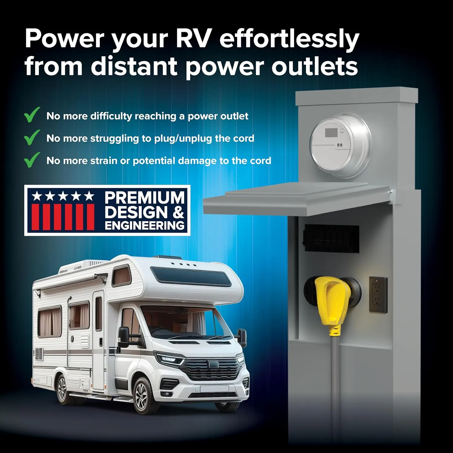 Camco Power Grip 50-Amp RV/EV Extension Cord