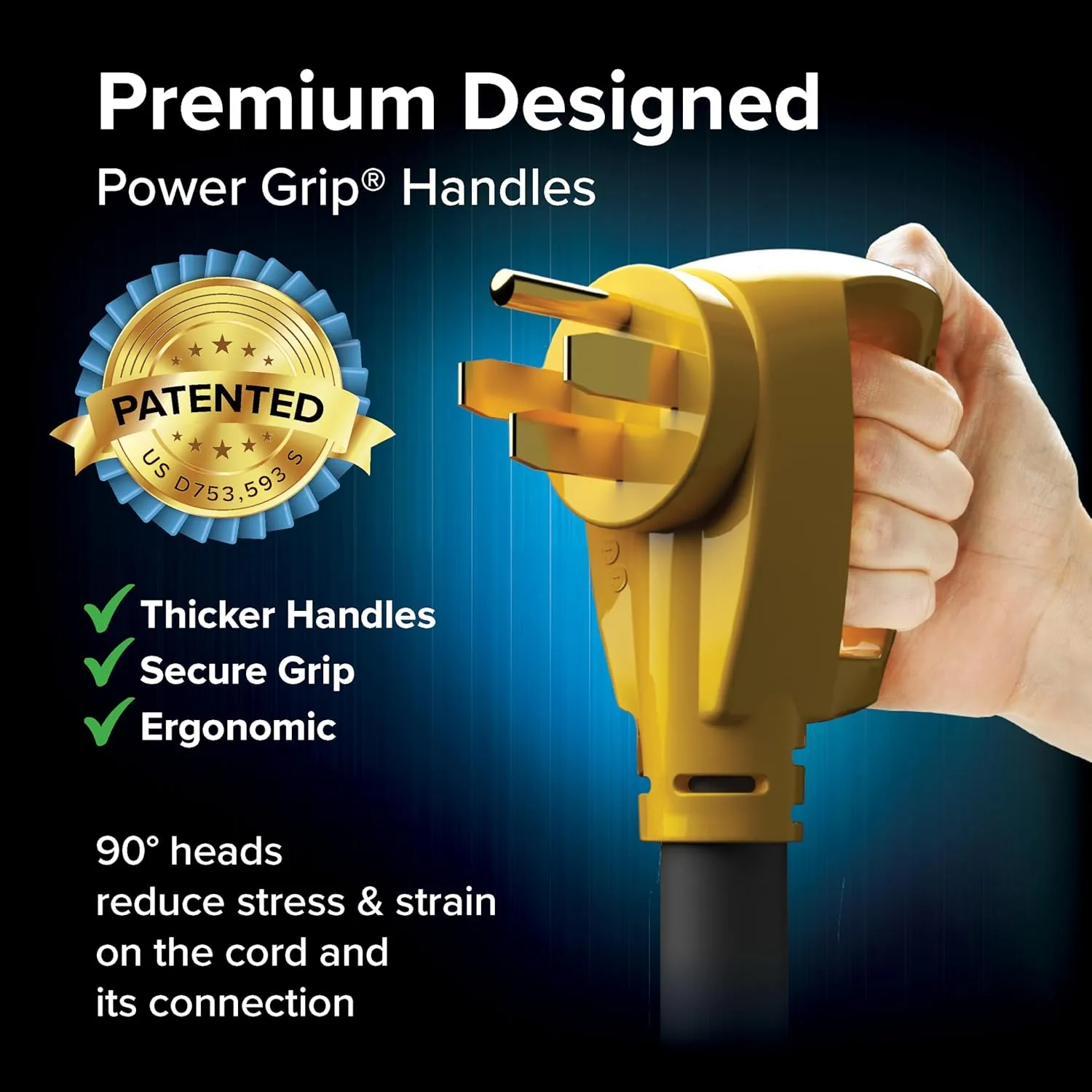 Camco Power Grip 50-Amp RV/EV Extension Cord