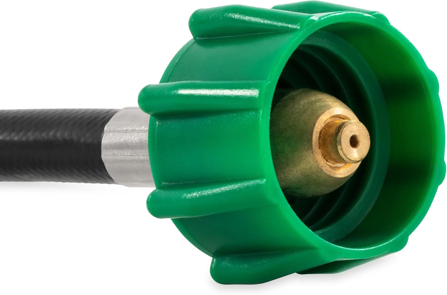 Camco Pigtail Propane Hose Connector with ACME Nut & 1/4" Inverted Male Flare, Thermal & Excess Flow Protection
