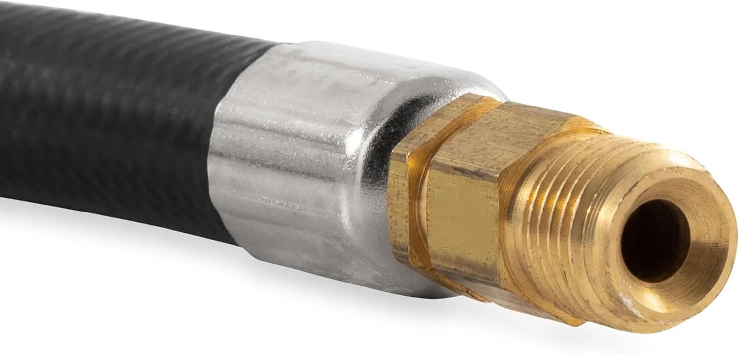 Camco Pigtail Propane Hose Connector with ACME Nut & 1/4" Inverted Male Flare, Thermal & Excess Flow Protection