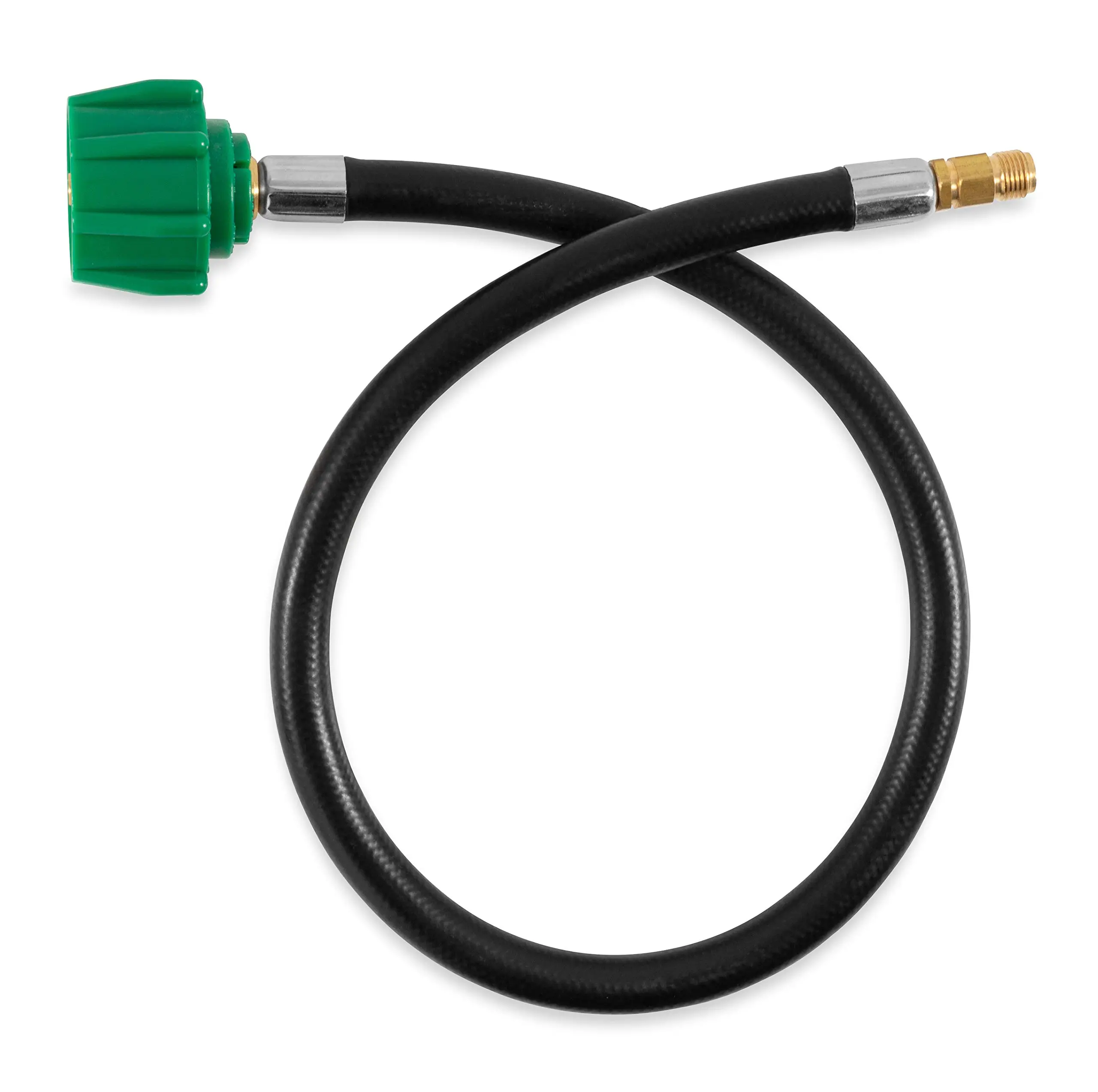 Camco Pigtail Propane Hose Connector with ACME Nut & 1/4" Inverted Male Flare, Thermal & Excess Flow Protection