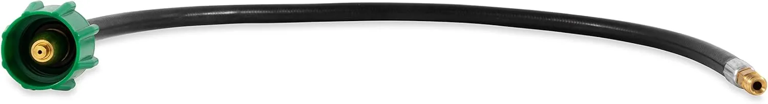 Camco Pigtail Propane Hose Connector with ACME Nut & 1/4" Inverted Male Flare, Thermal & Excess Flow Protection