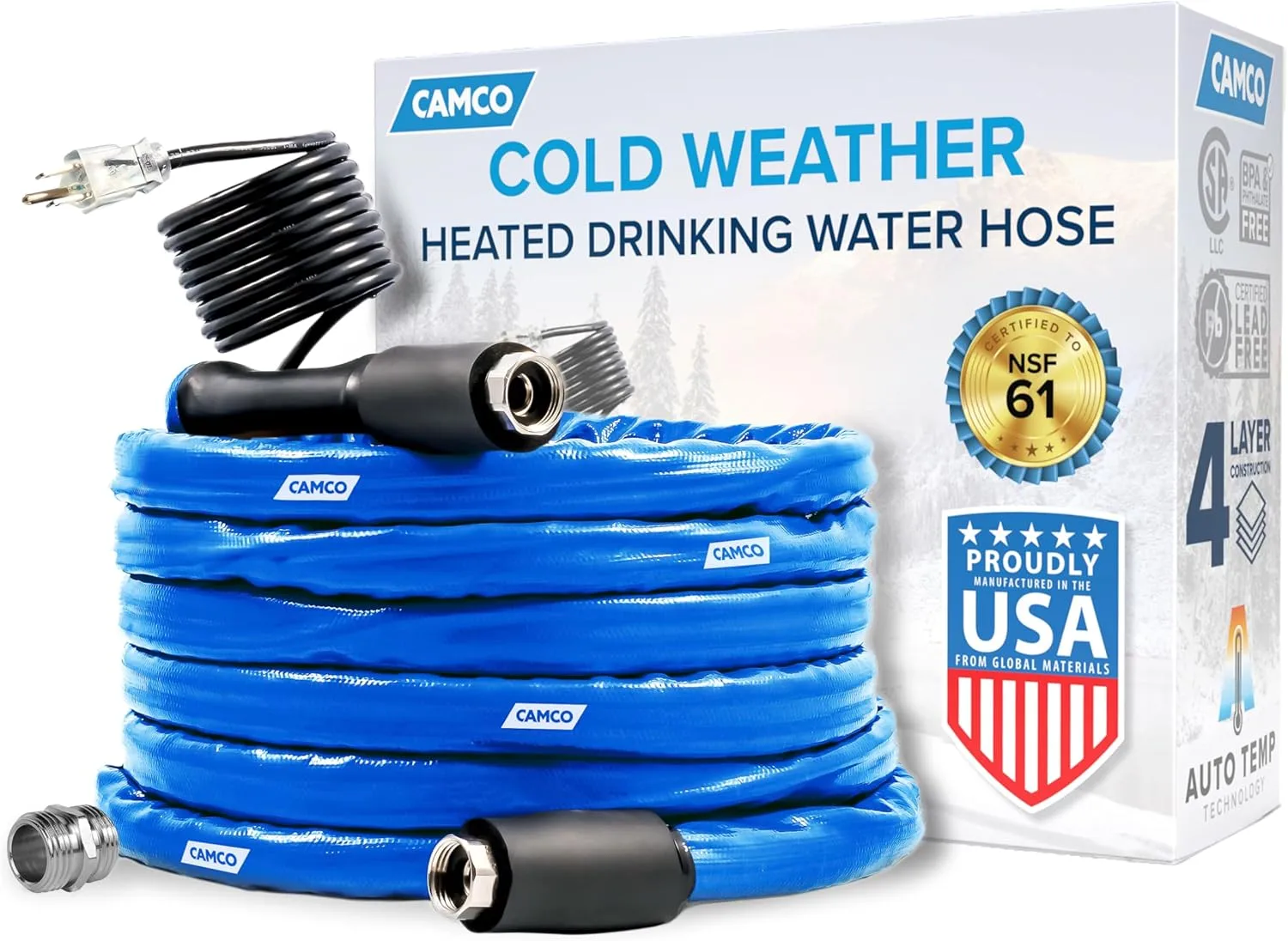Camco Heated Drinking Water Hose for RVs
