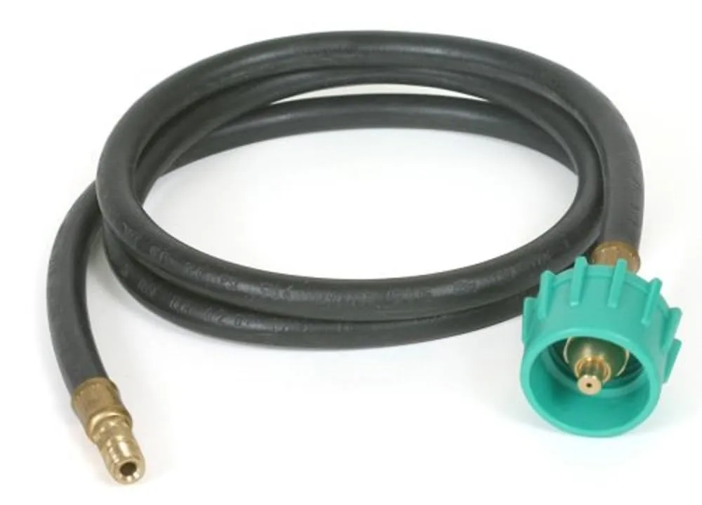 Camco Pigtail Propane Hose Connector with ACME Nut & 1/4" Inverted Male Flare, Thermal & Excess Flow Protection