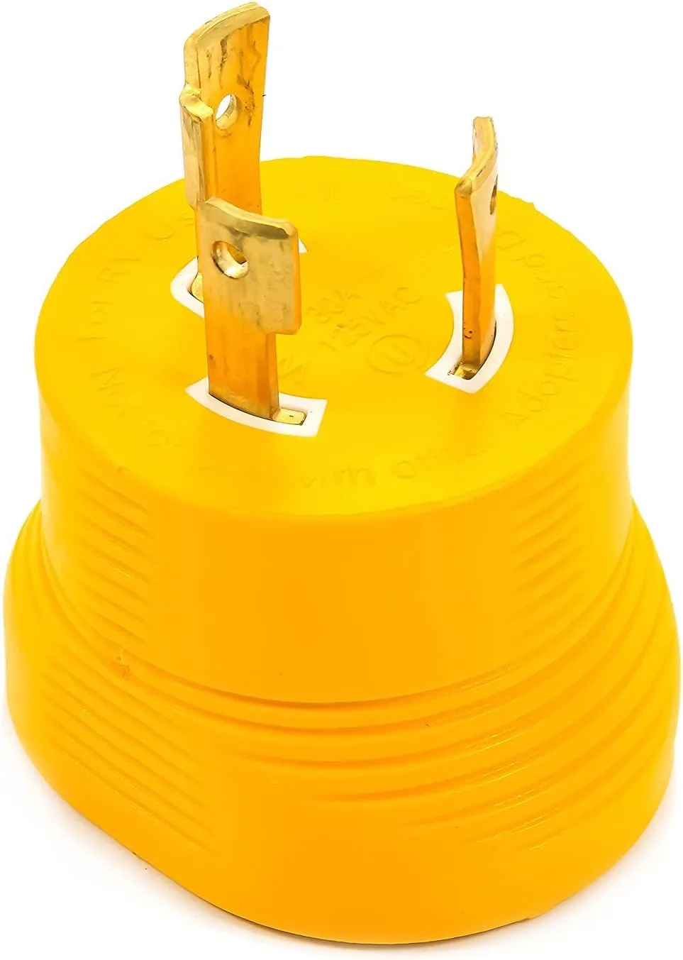 Camco Power Grip RV Generator Adapter 30A NEMA L5-30P to TT-30R (55333)
