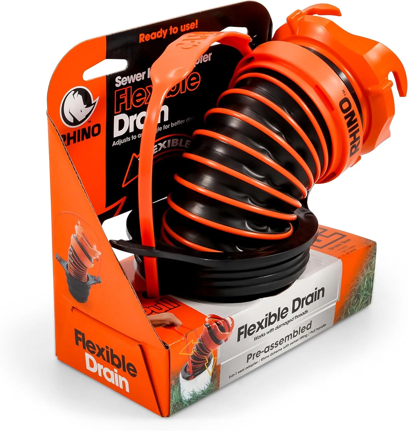Camco 3-in-1 Flexible Sewer Adapter Seal