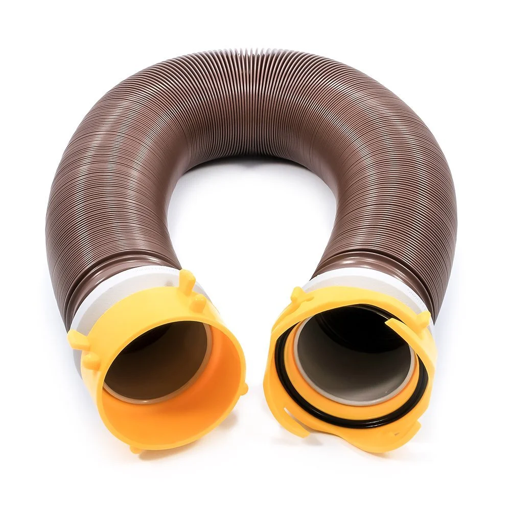Camco 39623 Revolution 10' Sewer Hose Extension - 10 ft Heavy-Duty Vinyl with Swivel Lug & Bayonet Fittings