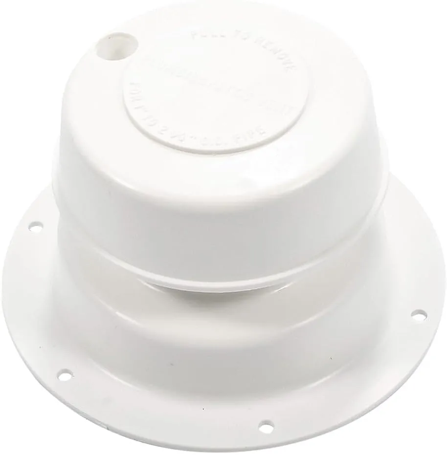 Camco 40033 Replace All Plumbing Vent Kit (Polar White)