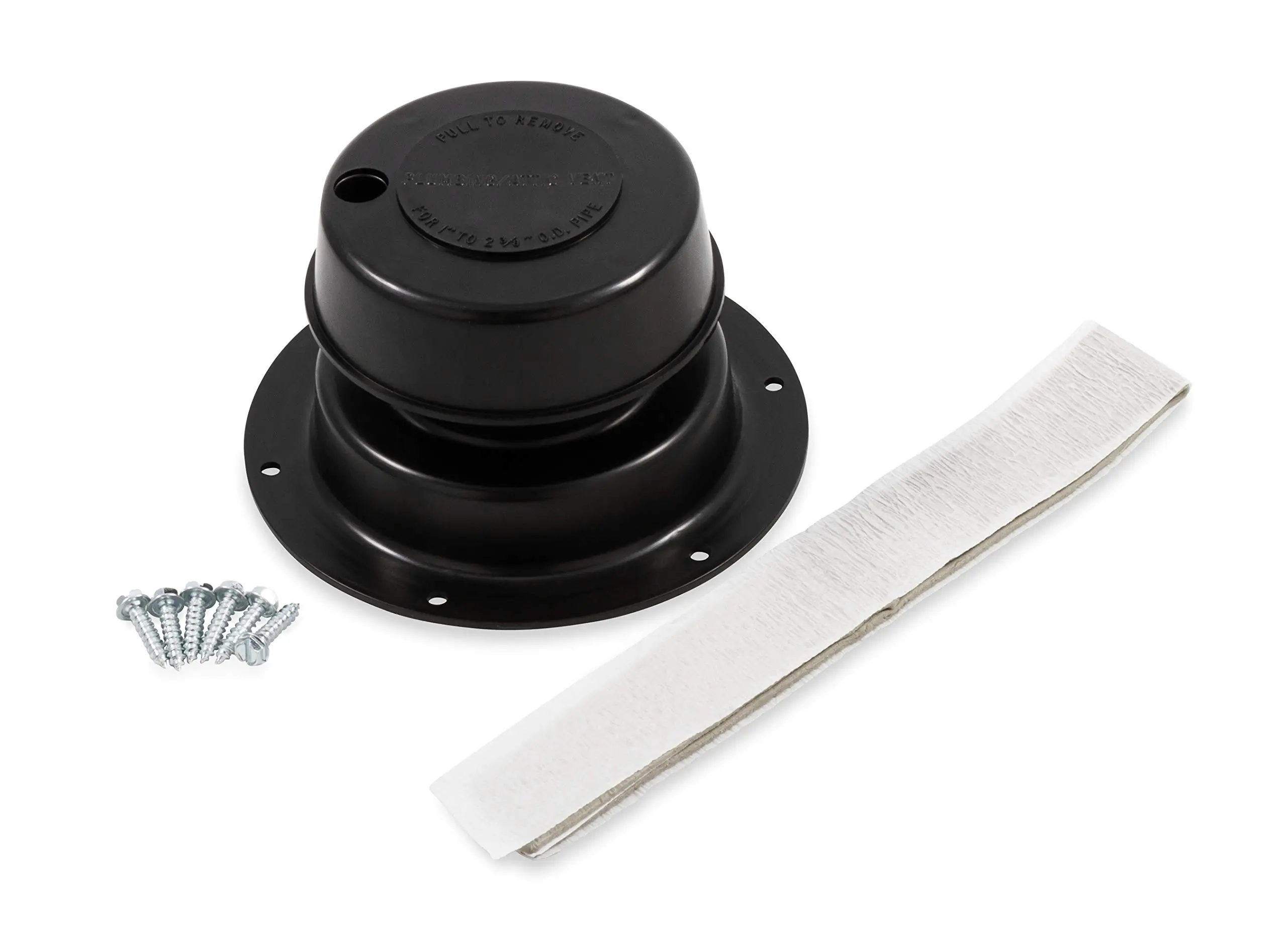 Camco 40138 Black Replace-All Plumbing Vent Kit, 1 Count (Pack of 1)