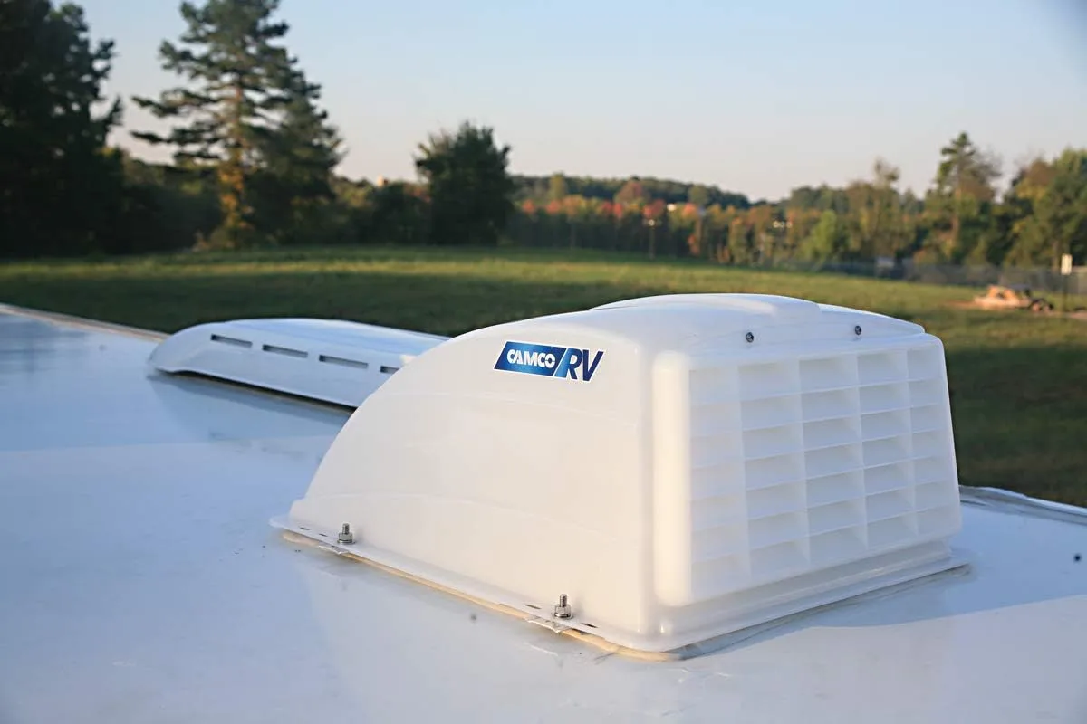 Camco 40431 RV White Roof Vent Cover Standard White