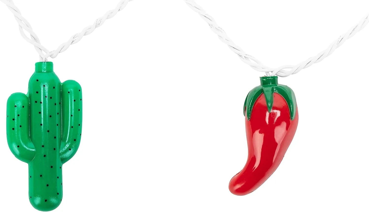 Camco 42659 Chili and Cactus Party Light 8 Foot (Pack of 1)