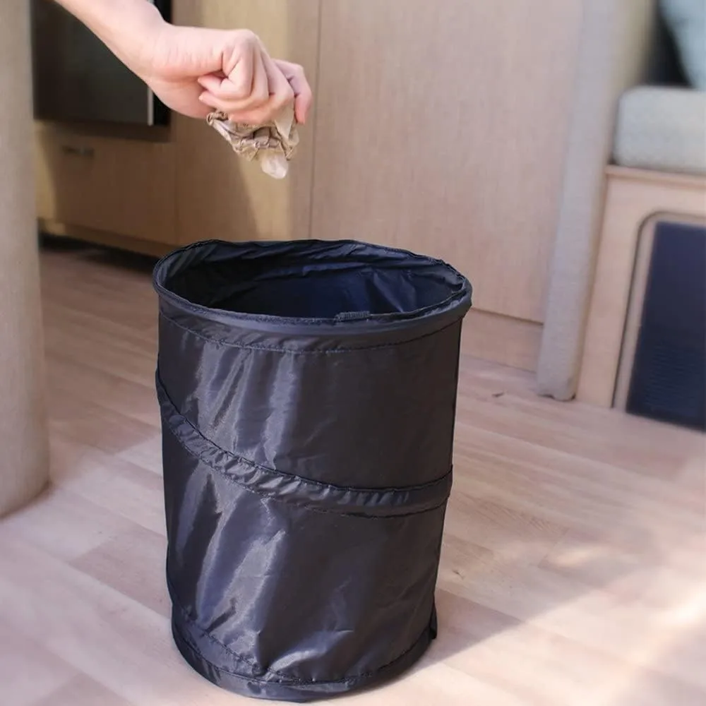 Camco 42903 RV Mini Pop-Up Utility Container, Black Mini Container