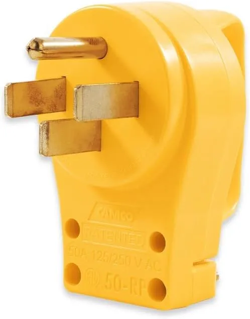 Camco Mfg 55252 50-Amp Power Grip Plug