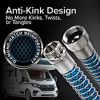 Camco (22853) 50ft Premium Drinking Water Hose - Anti-Kink Design, 20% Thicker Than Standard Hoses (5/8"Inside Diameter)